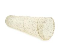 Bieco Pop Up Play Tunnel Vintage Flowers Crawl Tunnel for Babies & Toddlers 1 Year + | 180 x 46cm | Kids Play | Colourful | Tent | Dog Agility