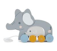 Bieco Pull Along Elephant Toy - Wooden Baby Toy - Pull - Elephant Baby Wooden Educational 1 year+ Along 1 Year+ Motor Skills