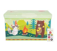 BIECO Storage Box with Lid | 60L, foldable | approx. 60x30x35cm | Large Storage Box | Baby Toy Box Storage Large Toy Box Storage Kids Toy Box with Lid Large Toy Storage Box for Toys Storage Organiser
