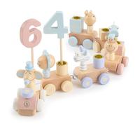 BIECO | toy train | wooden train | number 1 candle | number 2 candle | number 3 candle | number 4 candle | number 5 candle | train tables for kids | 10 birthday candle | 1 birthday candle