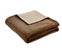 Biederlack Emotions-Iceland Blanket Throw 150x200cm, Polyester, Cognac, Full