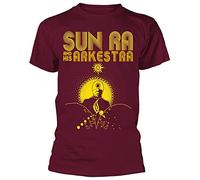 biefang Sun Ra Space is The Place Maroon T-Shirt - Maroon S XXL
