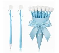 BieFuSin 15Pcs Ballpoint Pens, Silicone Plants Shaped Pen, Color Changing Flower Pen, Flower Party Gift, for Female Teachers, Family, Female Gifts (Blue)