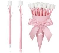 BieFuSin 15Pcs Ballpoint Pens, Silicone Plants Shaped Pen, Color Changing Flower Pen(Pink)
