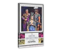biegzc Cleopatra (1963) Movie Film Cover Canvas Poster Canvas Poster Wall Art Decor Print Picture Paintings for Living Room Bedroom Decoration 08x12inch(20x30cm)