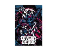biegzc Cowboy Bebop Crew Poster Canvas Poster Wall Art Decor Print Picture Paintings for Living Room Bedroom Decoration 12x18inch(30x45cm)