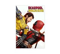biegzc Deadpool & Wolverine Poster Canvas Poster Wall Art Decor Print Picture Paintings for Living Room Bedroom Decoration 12x18inch(30x45cm)