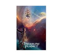 biegzc Disney Treasure Planet Movie Poster Wall Art Canvas Poster Wall Art Decor Print Picture Paintings for Living Room Bedroom Decoration 12x18inch(30x45cm)
