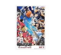 biegzc Haikyuu!! The Dumpster Battle Movie Poster Canvas Poster Bedroom Decor Landscape Office Room Decor Gift 20x30inch(50x75cm)