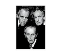 biegzc Horror Movie Classics, Vincent Award, Christopher Lee, Peter Cushing, Canvas Poster Wall Art Decor Print Picture Paintings for Living Room Bedroom Decoration 16x24inch(40x60cm)