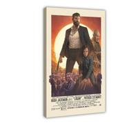 biegzc Logan X-Men Wolverine Old Man Logan Retro Design Movie Canvas Poster Bedroom Decor Landscape Office Room Decor Gift 12x18inch(30x45cm)