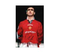 biegzc Photographie Signée Eric Cantona Manchester United En Édition Limitée + AUTOGRAPHE CERTIFIÉ Canvas Poster Bedroom Decor Landscape Office Room Decor Gift 12x18inch(30x45cm)