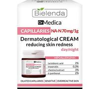 Bielenda Dr Medica - Reduces Skin Redness, Prevents The Formation Of New Veins Enhances Elasticity Of Capillaries - Dr Medica Capillary Skin Dermatologic Anti-Redness Face Cream Day/Night - 50 ml