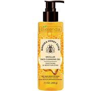Bielenda Manuka Honey Nutri Elixir - Gently Cleanses And Refreshes Delicate And Demanding Dry And Sensitive Skin - Manuka Honey Soothing Face Micellar Cleansing Gel For Dry And Sensitive Skin - 200 g