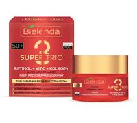 Bielenda Super Trio Retinol Vit C Collagen Firming Anti-Wrinkle 50+ Cream 50ml