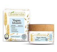 Bielenda Vegan Muesli - Effect Deeply Moisturized, Nourished, Satin Soft And Healthy Glow Skin - Vegan Muesli Moisturizing Cream Oats + Wheat + Coconut Milk - 50 ml