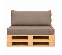 Bielik Pallet Cushion Set - 3-Piece Water-Repellent Euro Pallet Seat Cushions for Pallet Furniture & Sofa, Outdoor Pallet Sofa Cushions (Seat 120x80cm + 1 Cushion 120x40cm, Light Beige)