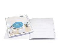 Biella Premium folder Orga-File #1 for DIN A4 folder with 6 compartments transparent pocket at the top and open on the side white ideal for the office and mobile organization SWISS MADE offer folder