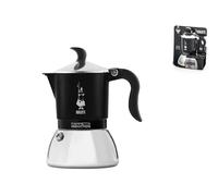 Bialetti Fiammetta Induction Coffee Maker, 2 Cups (100 ml), Suitable for All Cookers, Elegant Design, Black