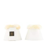 Bieman de Haas BR Majestic Bell Boots with Faux Fur Trim (M, White)