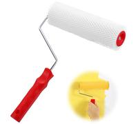 BieMian 230mm Spiked Roller Self Levelling Compound Tools, 15mm Teeth, Flooring Aeration Roller Brush Screeding Compound Tools (9 Inch, Teeth 3/5 Inch)