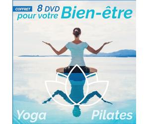 Bien être - 8 dvd- Yoga Pilates