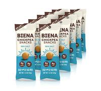 BIENA 10 x GMO Free Chickpea Snacks Sea Salt 34g