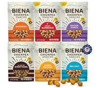 BIENA Chickpea Snacks, Gluten Free, Dairy Free, Vegetarian, Vegetable Protein, 5oz (Pack of 6) (Packaging May Vary)