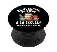 Bienvenidos de Nuevo a la Escuela Consejera Escolar PopSockets Adhesive PopGrip