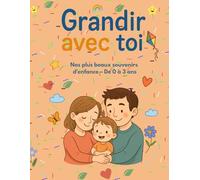 Bienvenue dans la vie - De ta naissance à tes 3 ans: Un carnet de souvenirs tendres pour tes premières années