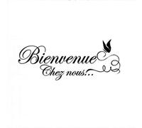 Bienvenue Wall Decal Spanish Wall Sticker Home Decor Quotes Wallpaper Art Decor 40x99cm