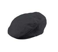 Bienzoe Boys Newsboy Baker Hat: Kids Cotton Linen Golf Outfit Cap Black 2/3