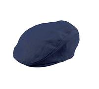 Bienzoe Boys Newsboy Baker Hat: Kids Cotton Linen Golf Outfit Cap, Navy, 3-5 Years