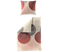 Bierbaum 6155 12 Flannelette Bedding Pattern Pebble, Beaver, Gravel, 135 cm x 200 cm