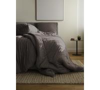 Bierbaum Bed Linen 4135, Jersey Melange Plain, Designed in Germany, Taupe 80, 135 x 200 and 80 x 80 cm