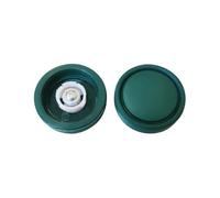 BIERRE STORE Replacement Wheels for Kobold VK 135 VK 136, 2pcs, Green Rubber Wheels, 62mm, Compatible with HD35 HD36, Vertical Vacuum Cleaner
