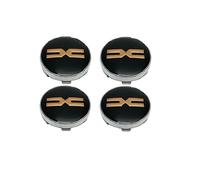 BIESL 4pcs Car Hub Caps for Dacia Duster Extreme Spring, Auto Wheel Center Cover Are Made Of ABS Construction Wear Resistance Durable Snap-On Rim Center Caps,56mm-Yellow