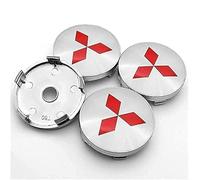 BIESL 4pcs Car Hub Caps for Mitsubishi Eclipse Cross PHEV Hybrid 2021 2022 2023+, Auto Wheel Center Cover Are Made Of ABS Construction Wear Resistance Durable Snap-On Rim Center Caps 60mm,Silver