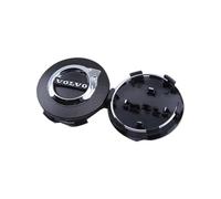 BIESL 4pcs Car Hub Caps for Volvo EX30 SUV 2023-2024, Auto Wheel Center Cover Are Made Of ABS Construction Wear Resistance Durable Snap-On Rim Center Caps,Black-64mm