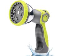 Bietor Heavy-Duty Hose Pipe Spray Gun, Leak-Proof Hose Spray Gun with 10 Patterns and Water Flow Control, High Pressure Garden Hose Nozzle for Watering, Washing Car, Cleaning