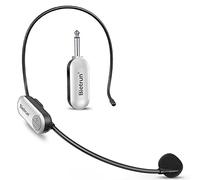 Bietrun UHF Wireless Microphone Headset, 165ft Range, Working Time 6H, 1/4''Plug, Wireless Headset Mic ＆Handheld 2 in 1, for Karaoke Speaker, Amplifier, Mic Speakers, PA System, Teaching, Fitness