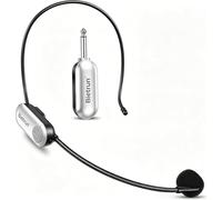 Bietrun UHF Wireless Microphone Headset, 165ft Range, Working Time 6H, 1/4''Plug, Wireless Headset Mic ＆Handheld 2 in 1, for Karaoke Speaker, Amplifier, Mic Speakers, PA System, Teaching, Fitness