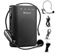Bietrun Voice Amplifier for Teachers with Bluetooth, Portable Rechargeable Wireless Voice Amplifier with Headset Microphone Portable Megaphone Speaker for Teaching, Coach, Instructor, Tour Guide
