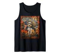 Biewer Terrier Floral Art Tank Top