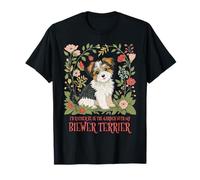 Biewer Terrier in a Garden T-Shirt