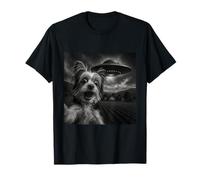 Biewer Terrier UFO Encounters Selfie T-Shirt