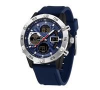 BIEWO Men's Military Digital Watches Analog Quartz Waterproof Watch Sport Outdoor Multifunctional Wristwatch (deep Blue)