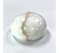 BIEWO Natural Marble Lamp Cordless Touch Control Night Light 3-Way Dimmable Pat Light LED Ambient Glow Lamp Type-C Rechargeable Portable Stone Bedside Desk Lamp Zen Home Decor (12x12x6)