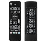 BIFANS MX3 2.4G Mini Wireless Keyboard Multifunctional Air Mouse with Backlit and Voice Input infrared Remote Control for Android TV Box MXQ/HK1/TX3/H96/X96/X88, Projector, PC MAC PS3 Pad XBOX:MX3-L-V