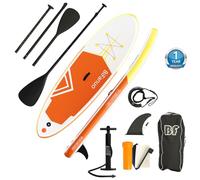 Bifanuo Inflatable Stand Up Paddle Board with SUP Accessories and Backpack Paddle Boards for Adults. Non-Slip Deck, Wide Stance, Bottom Fin, Double Action Pump